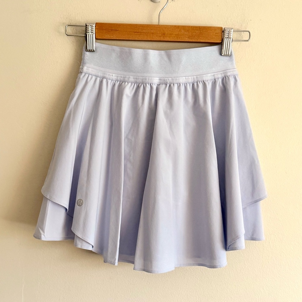 Lululemon Court Rival High Rise Skirt Lilac Smoke Purple Rare Style W8AH4T Sz 2 - Picture 7 of 13